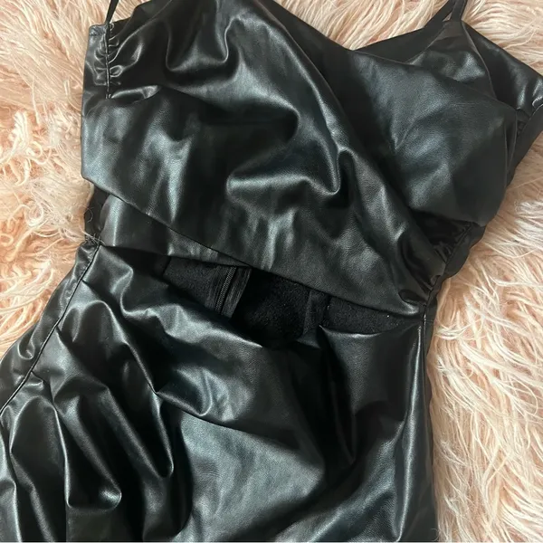NWOT Zara Leather Dress - Image 6