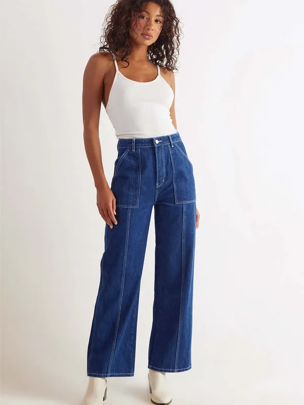ROLLA'S Heidi High-Rise Straight Leg Jeans - 27 - Image 12