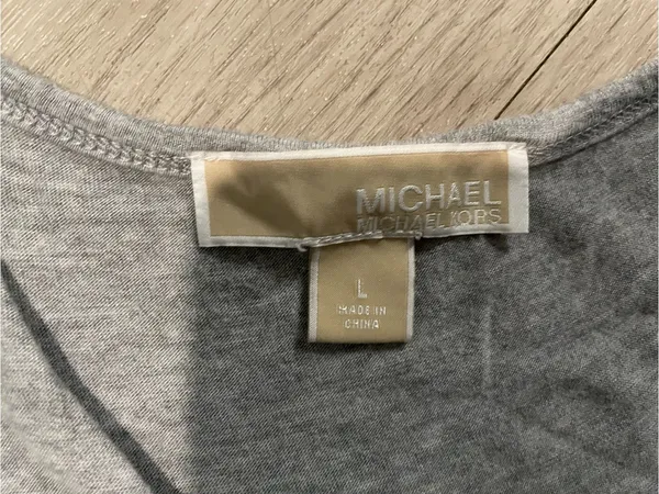 Michael Kors Heather Gray Women's Scoop Neck Tank Top - Image 2