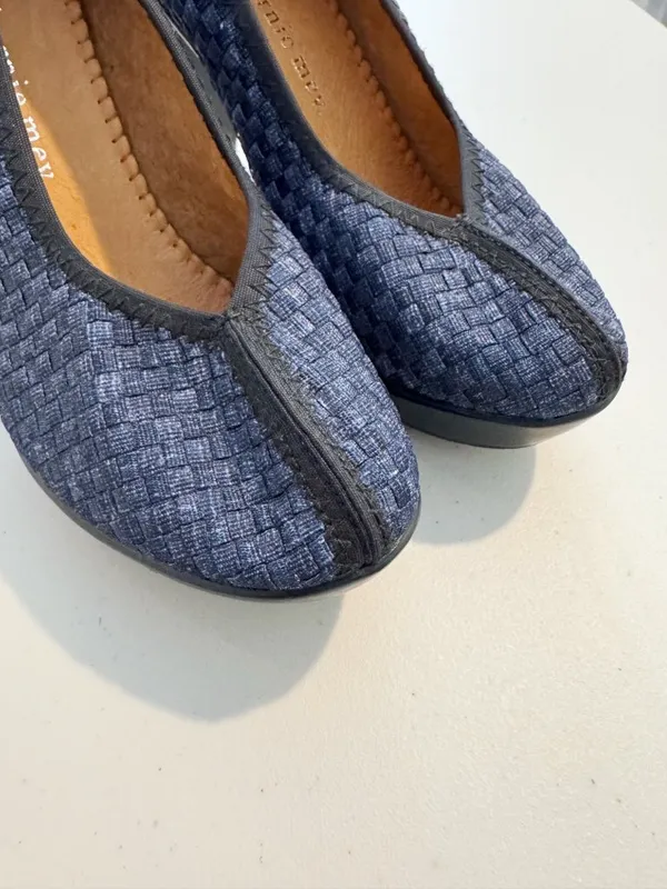 Bernie‎ Mev Legend Pumps 38 Handwoven Elastic High Heel Whimsigoth Fairy Grunge - Image 3