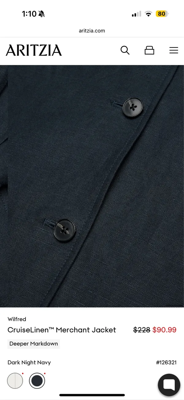 Aritzia Wilfred Cruiselinen™ Merchant Jacket - Image 12