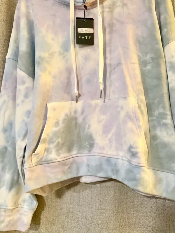 Fate Pastel Tie-Dye Hoodie NWT | L - Image 4