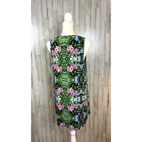 Show Me Your Mumu Women's Small Garrett Green/Pink‎ Floral Sleeveless Mini Dress - Image 5