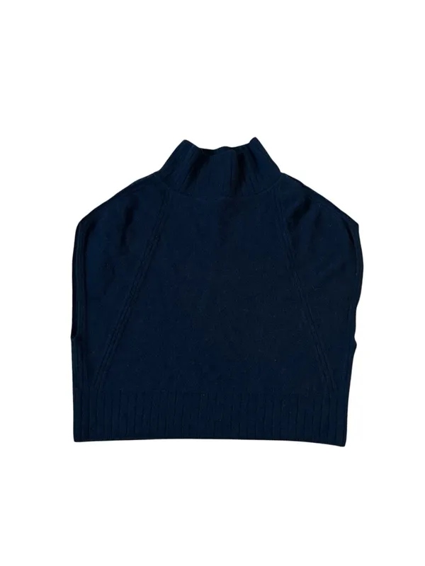 Pilcro Cashmere Mock-Neck Sweater Vest Quiet Luxury Minimalist City Preppy - Image 6
