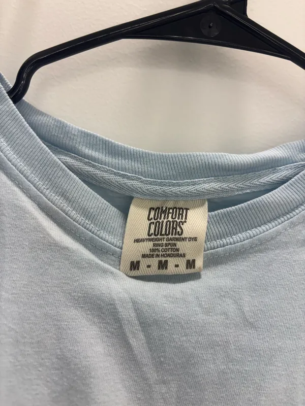 Delta Gamma DG Comfort Colors Baby Blue Dad’s Day T-Shirt - Image 2