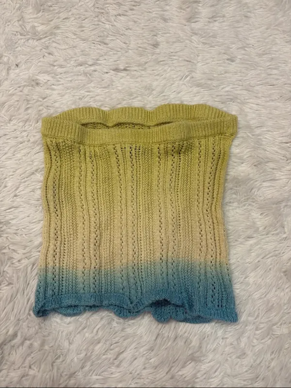 Nbd Circe tube top in yellow size small - Image 2