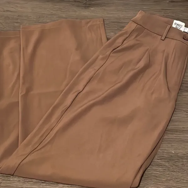 Princess Polly NWOT brown archer pants suit pants dress pants slacks us 2 - Image 2