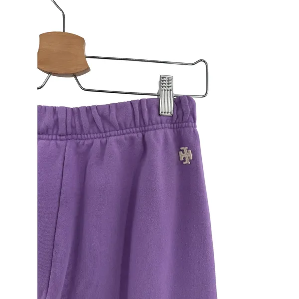 Tory‎ Sport Purple French Terry Jogger Sweatpants Elastic Waist Size XS - Image 9