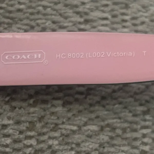 Coach Chic Black and Pink Sunglasses frames - Image 7