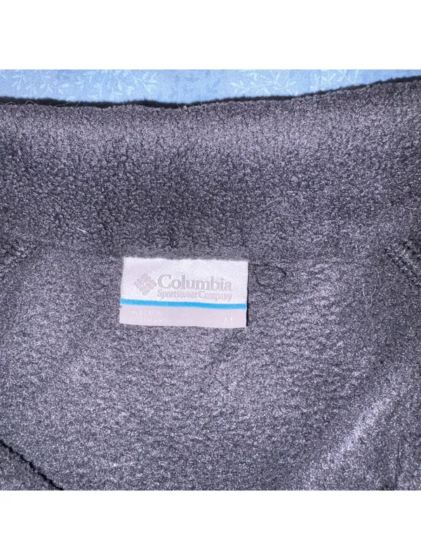 Columbia Women's Medium Black Outdoor Fleece Jacket Cozy Warm Full Zip - Image 5