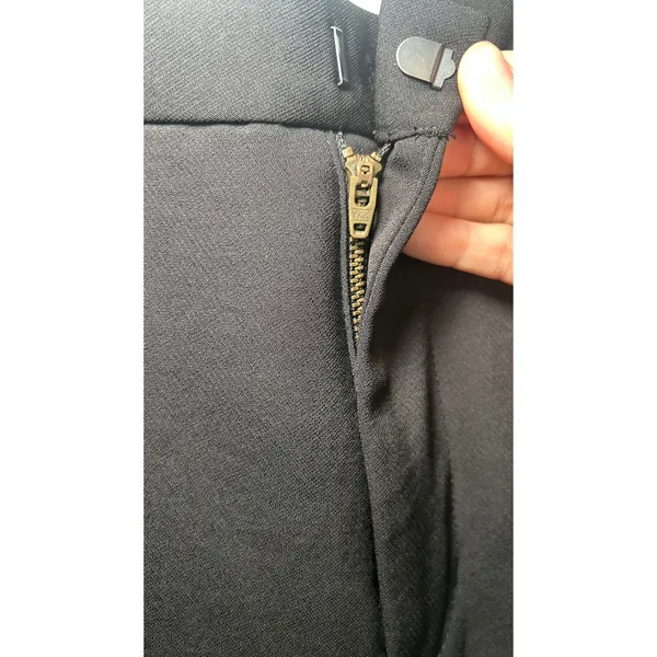 Madewell Neale‎ Pleated Wide-Leg Pants 6 Black High Rise Trousers NWT NL214 - Image 4