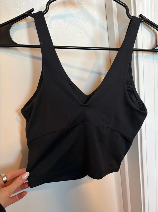 black tank top built in bra Size XS - Image 2