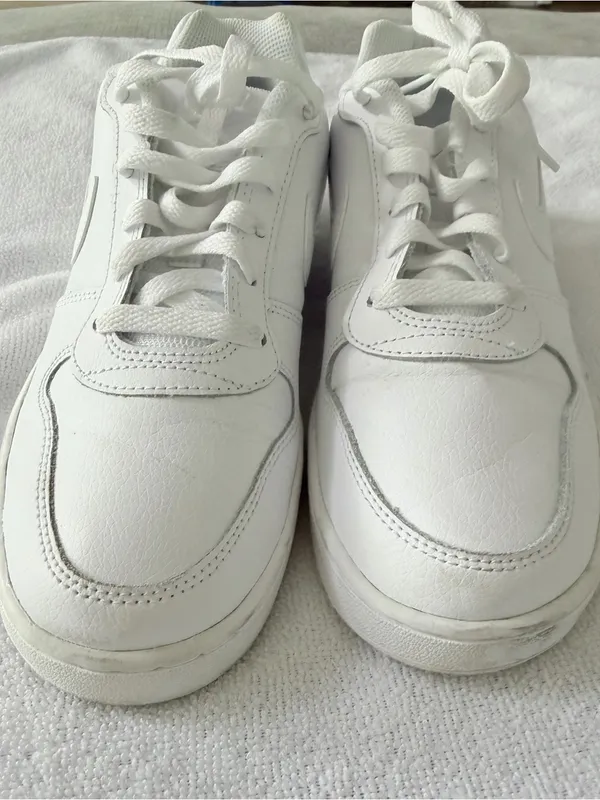 Nike Court Vision Low Triple White Sneakers Women’s Size 8.5 - Image 2