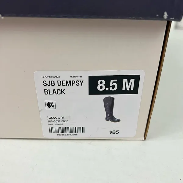 NIB - St. John’s Bay Black Riding Boots | Tall Classic Everyday Boots | Size 8.5 - Image 12