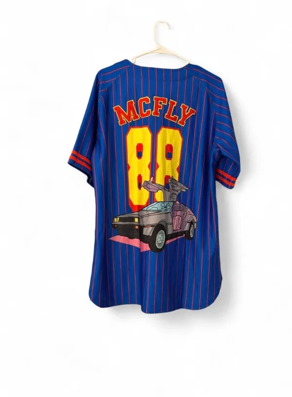 NWT Headgear Classics Large Baseball Jersey 80’s Back To The Future $120 MSRP - Image 2
