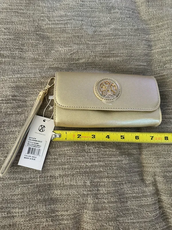 CLX by Christian Lacroix small clutch wristlet - Image 3
