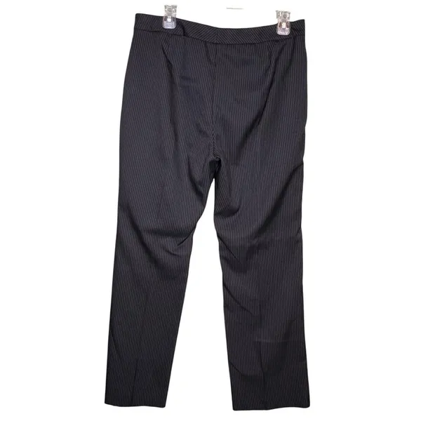 Le Suit Pants Womens 10P Petite Pinstripe Dress Career Office Workwear - Image 3