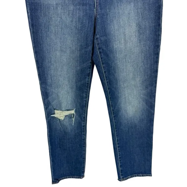 Madewell The Perfect Vintage‎ Crop Jeans Blue Distressed Size 26 Denim Casual - Image 10