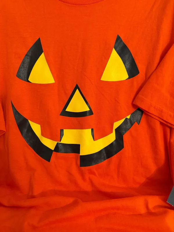 Way to Celebrate Men’s Halloween Jack O Lantern T Shirt - Image 2