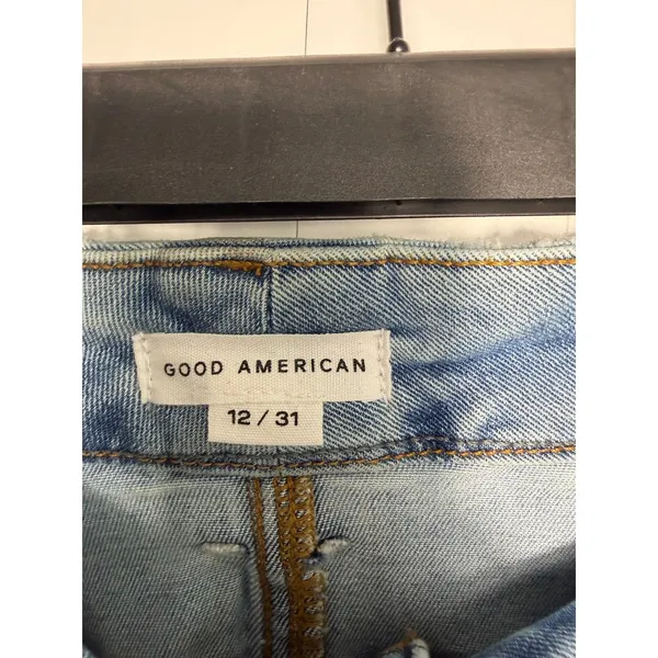 Good American Good Legs Crop Mini Boot Jeans Mid Rise 12/31 - Image 5