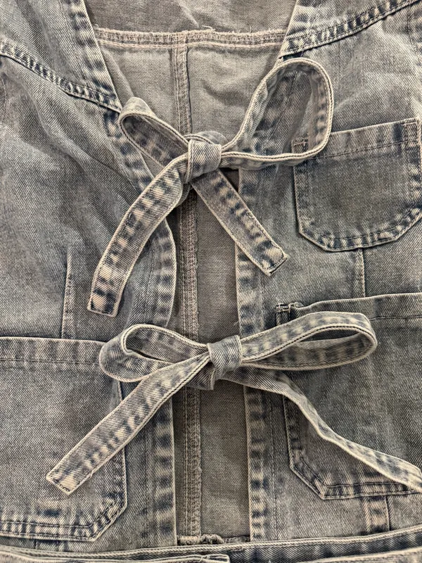Perfect condition denim top and skirt set - Image 2