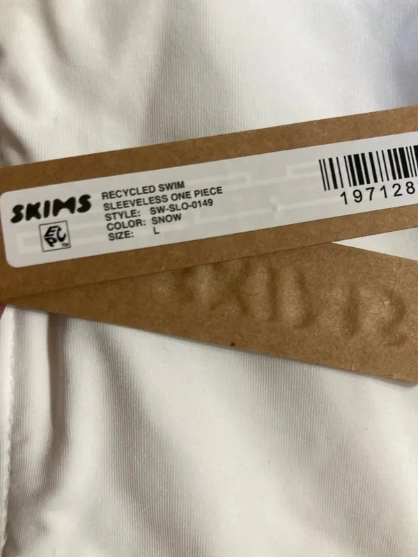 SKIMS Zip-Up One Piece Swimsuit L - Image 6
