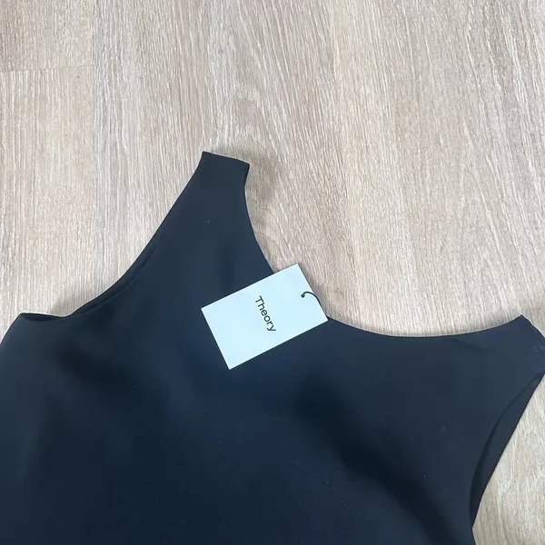 NWT Theory Flirty Flare Dress V-shaped Cutout Back, Cocktail Evening Dress - Image 6
