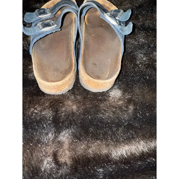 Birkenstock Arizona Blue Oiled Leather Sandals 9.5 shoes - Image 5
