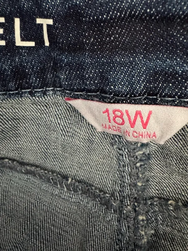 Laurie Felt Straight-Leg Jeans with Embroidered Side Stripes Size 18W - Image 8