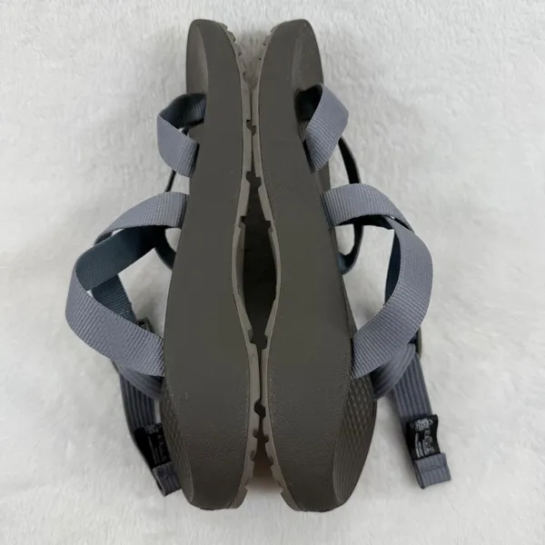 Chaco‎ Womens JCH107836 Gray Adjustable Strap Sandals Size 9 Casual Shoes - Image 12
