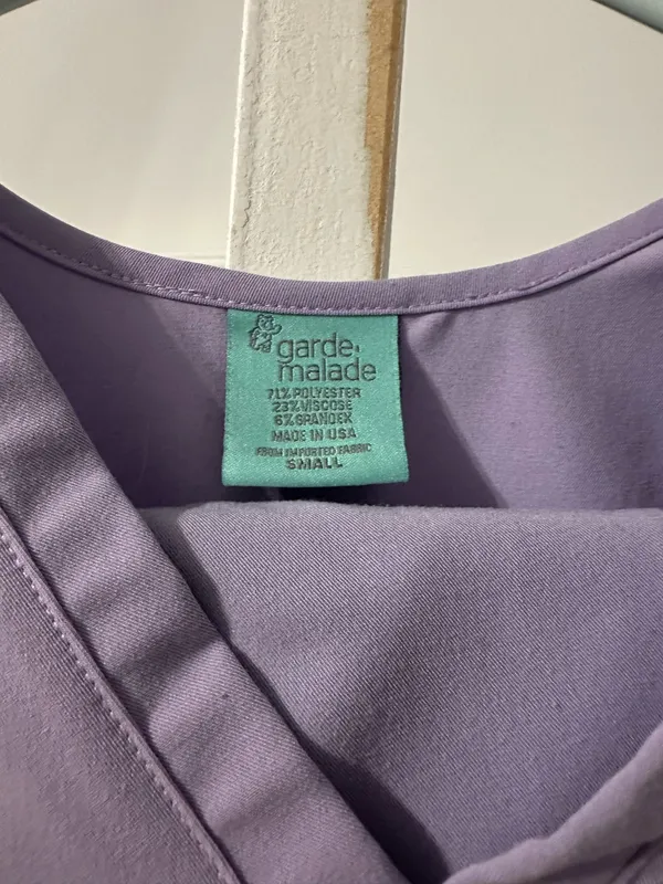 Garde Malade Scrub Set : Lavender Purple - Image 4