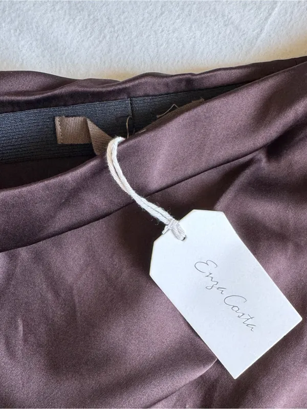 New Enza Costa Silk Full Length Skirt - Image 3