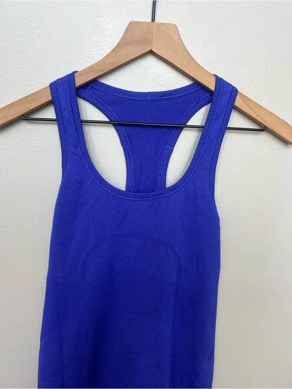 Lululemon Swiftly Tech Racerback Lazurite Blue Purple Size 6 - Image 6