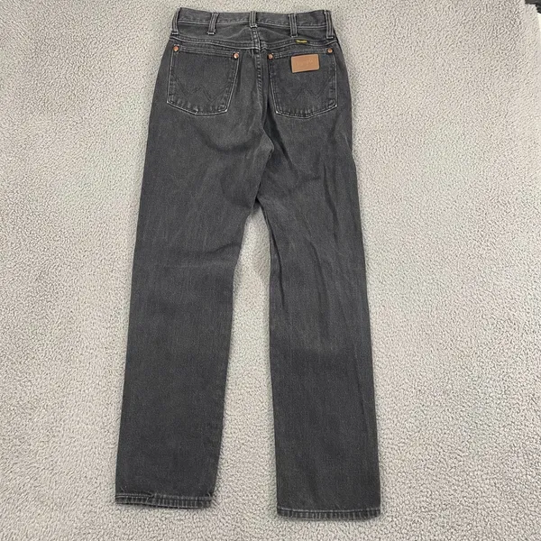 Wrangler 13MBKG Jeans Juniors 9 Black Stretch High Waisted Western Cowgirl Rodeo - Image 5