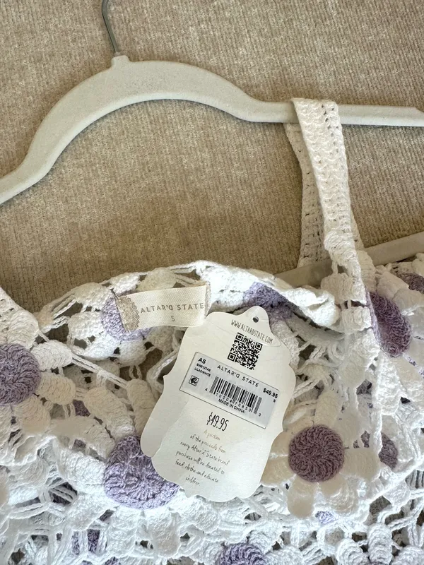 Flower crotchet lace top - Image 2