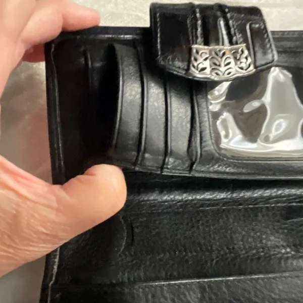 VTG Brighton black leather wallet. - Image 8