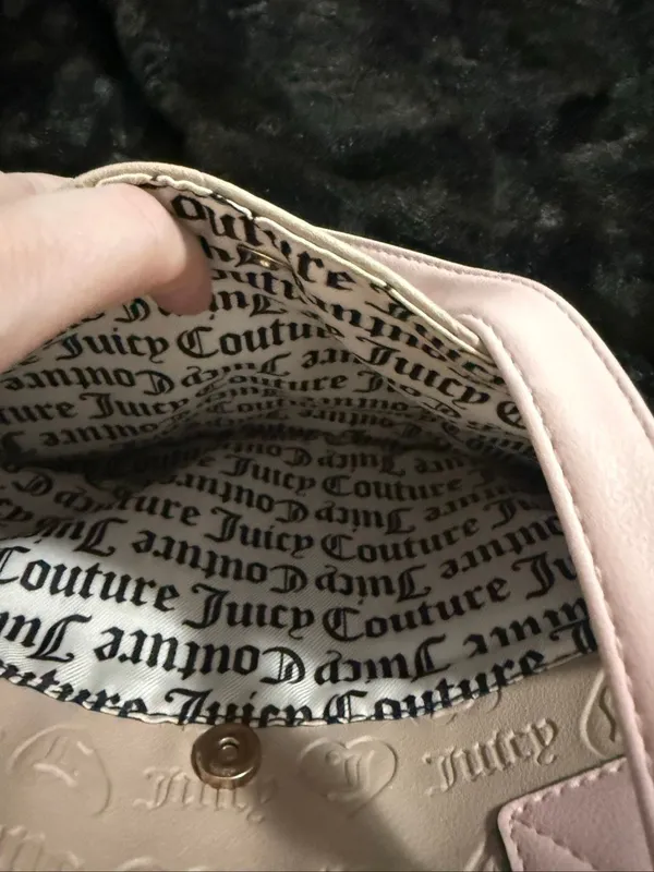 Juicy Couture Fashionista Tote, Sand Stone pink tan bag purse - Image 7
