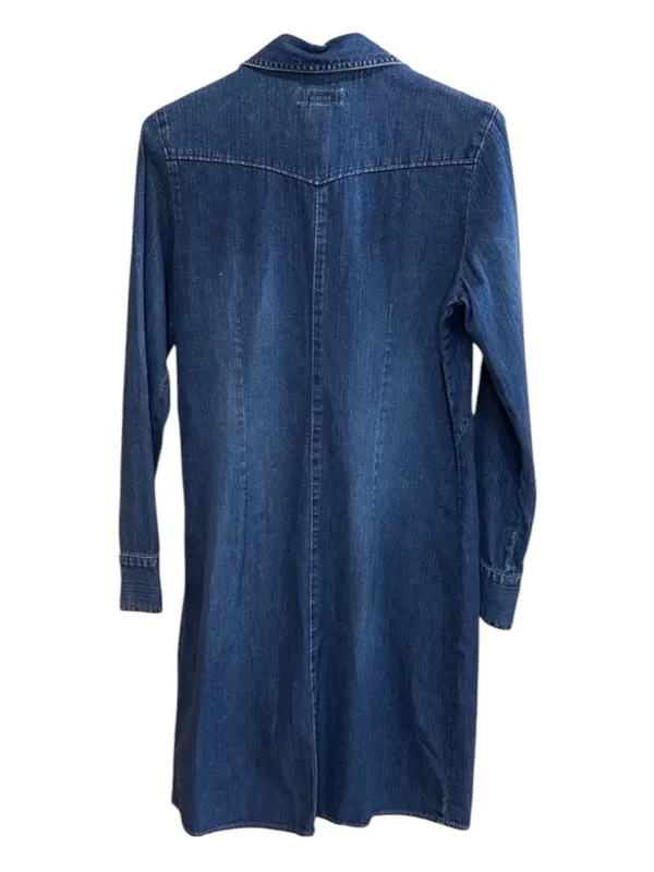 Old Navy Denim Blue Long Sleeve Dress and/or Duster - Image 4