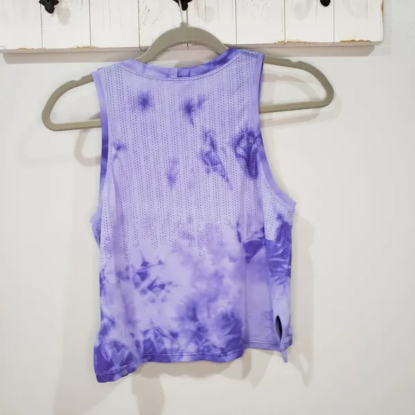 Lululemon Train to Be Tank Top Rain Stripe Marble Dye Charged Indigo Medium - Image 3