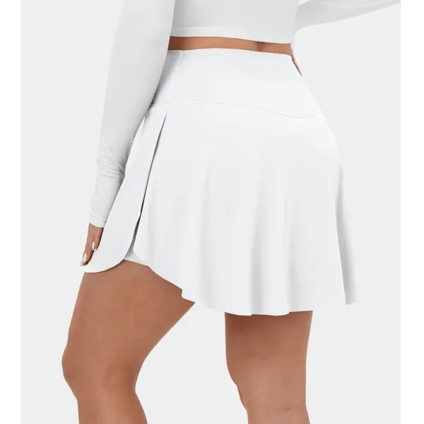 HALARA Cloudful Air Fabric Crossover Side Pocket 2-in-1 Lucid Tennis Skirt - Image 2