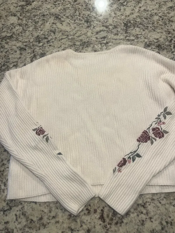 LA Hearts Sweater Cropped - Image 3