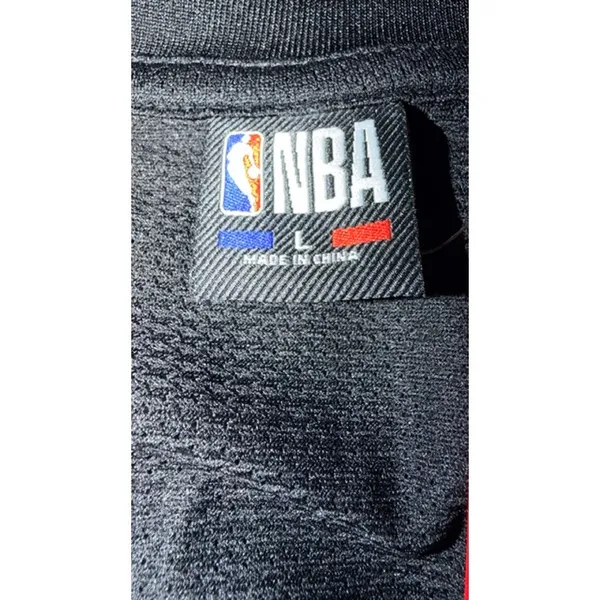 NBA Chicago Bulls Black Mesh Jersey T-Shirt Large NWT Ultra Game - Image 6