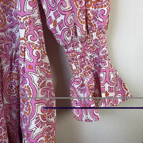 Tuckernuck Pomander Place Poplin swing Dress medium resort festival brunch - Image 3