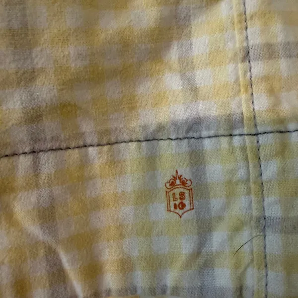 Levi's Women's Plaid Shorts 100% Cotton‎ Size 8 Yellow Plaid Vintage Y2K - Image 3