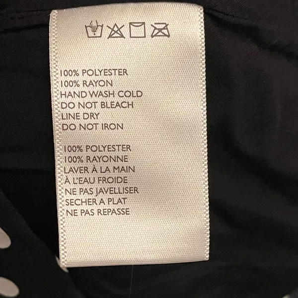 Urban‎ Outfitters Black White Polka Dot Slip Mini Dress XS Smocked - Image 4