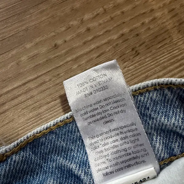 PACSUN Light Blue Distressed 90’s Straight Jeans - Image 3