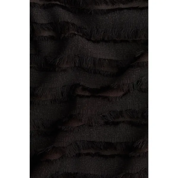 NWT H&M Dark Brown Fringe Maxi Pencil Skirt - Image 8