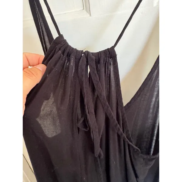 Free People black Eyelashes slip‎ dress size medium - Image 6
