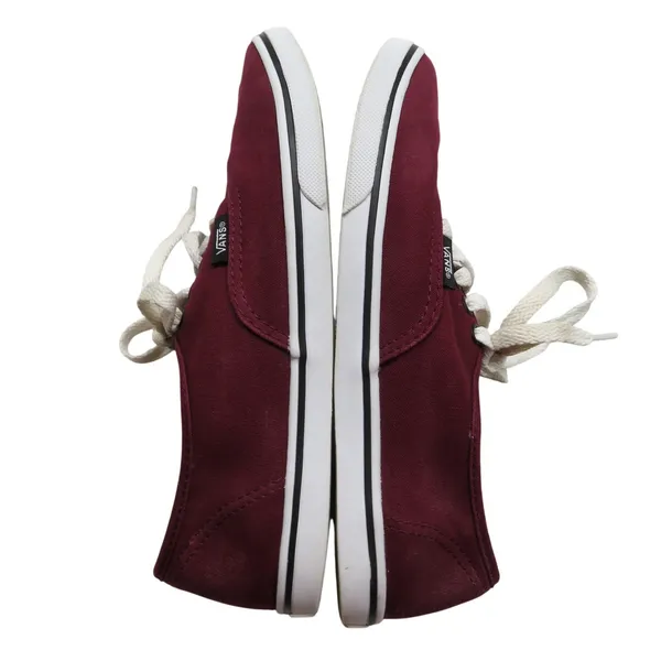 Vans Classic Low Top Skate Shoes Maroon Burgundy Sneakers Size 7.5 - Image 6