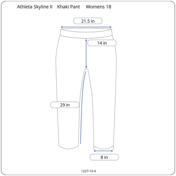Athleta Skyline Pant II Womens 18 High Rise Paperbag Waist Straight Fit Slim - Image 9